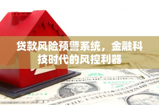 张湾贷款风险预警系统，金融科技时代的风控利器