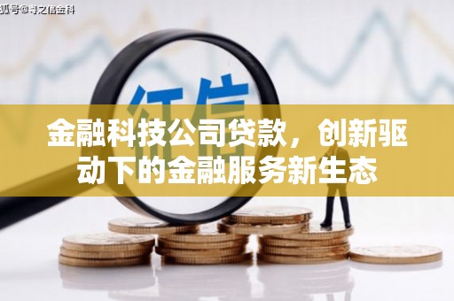 九江金融科技公司贷款，创新驱动下的金融服务新生态