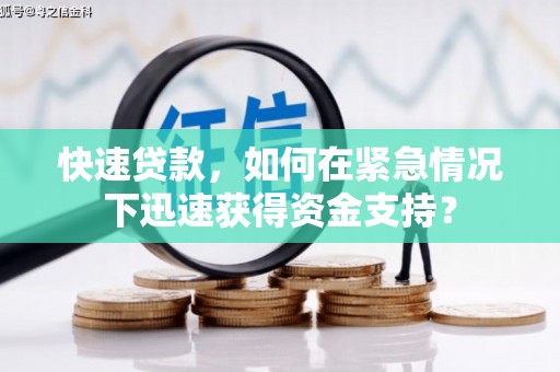萝北快速贷款，如何在紧急情况下迅速获得资金支持？