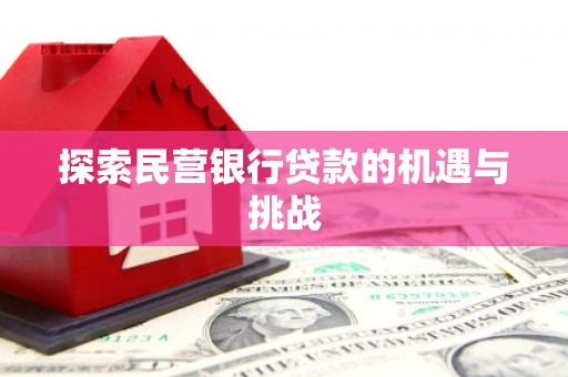 平安探索民营银行贷款的机遇与挑战