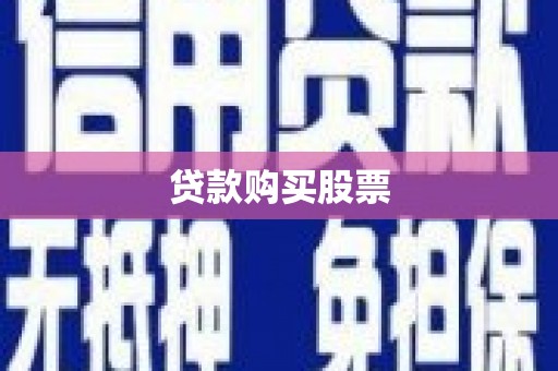 延平贷款购买股票