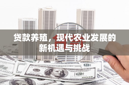 民丰贷款养殖，现代农业发展的新机遇与挑战