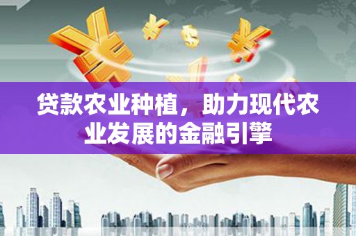 新店贷款农业种植，助力现代农业发展的金融引擎