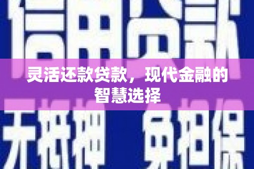 得荣灵活还款贷款，现代金融的智慧选择
