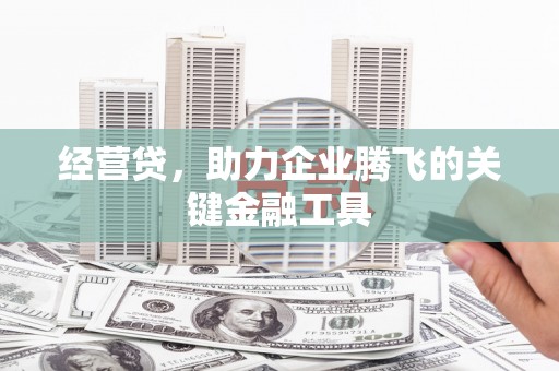 景东经营贷，助力企业腾飞的关键金融工具