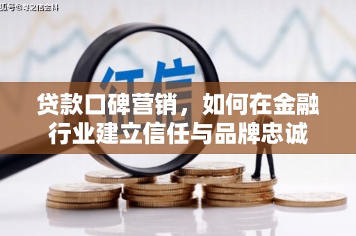 安定贷款口碑营销，如何在金融行业建立信任与品牌忠诚