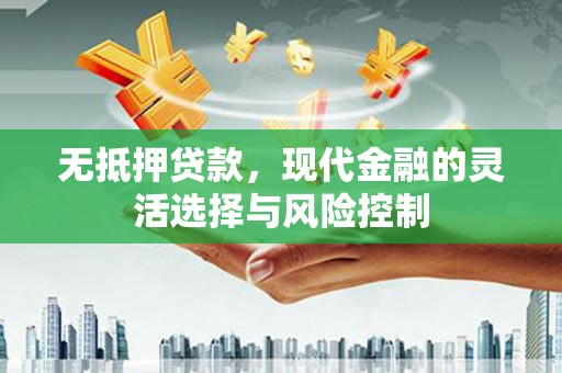 墨江无抵押贷款，现代金融的灵活选择与风险控制