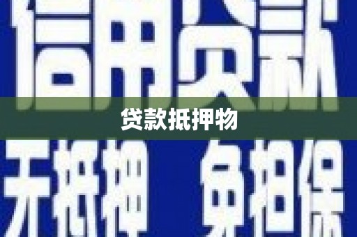 龙岗贷款抵押物