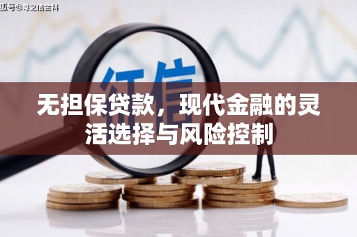 呼玛无担保贷款，现代金融的灵活选择与风险控制