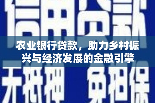 花地玛堂区农业银行贷款，助力乡村振兴与经济发展的金融引擎