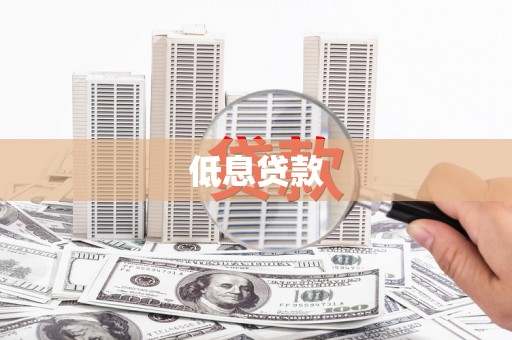 资阳低息贷款