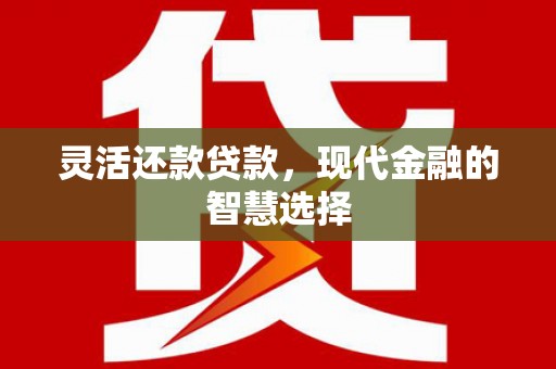 洋县灵活还款贷款，现代金融的智慧选择