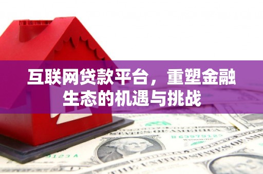 新河互联网贷款平台，重塑金融生态的机遇与挑战