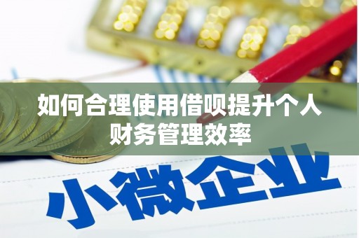 振兴如何合理使用借呗提升个人财务管理效率
