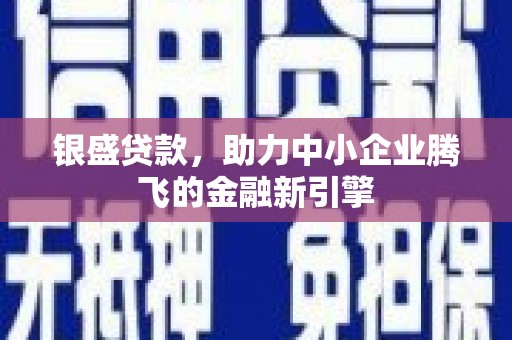 淇县银盛贷款，助力中小企业腾飞的金融新引擎