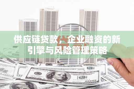 蒙城供应链贷款，企业融资的新引擎与风险管理策略