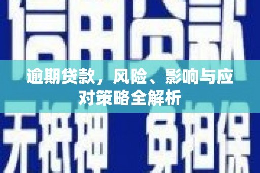 合阳逾期贷款，风险、影响与应对策略全解析