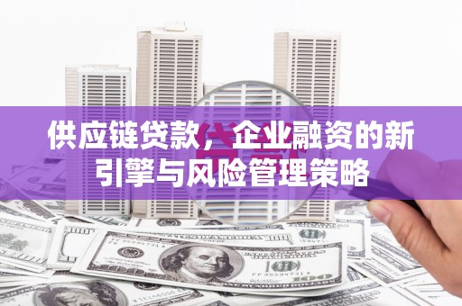 绿园供应链贷款，企业融资的新引擎与风险管理策略
