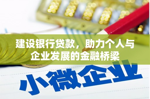 茶陵建设银行贷款，助力个人与企业发展的金融桥梁