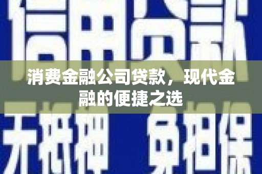 雷山消费金融公司贷款，现代金融的便捷之选