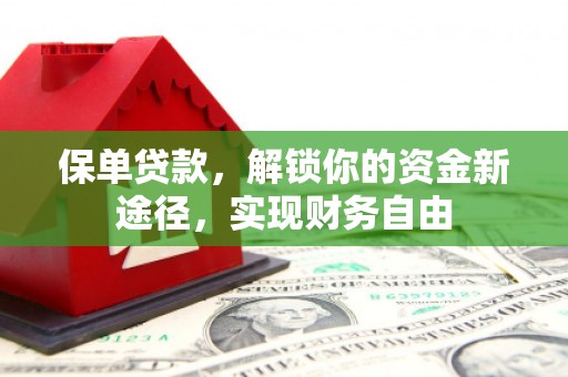 义竹保单贷款，解锁你的资金新途径，实现财务自由