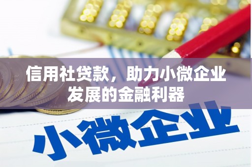 卓溪信用社贷款，助力小微企业发展的金融利器