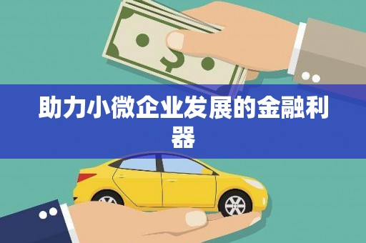 商州助力小微企业发展的金融利器