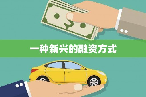 浉河一种新兴的融资方式