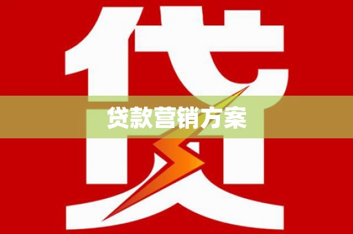 措勤贷款营销方案